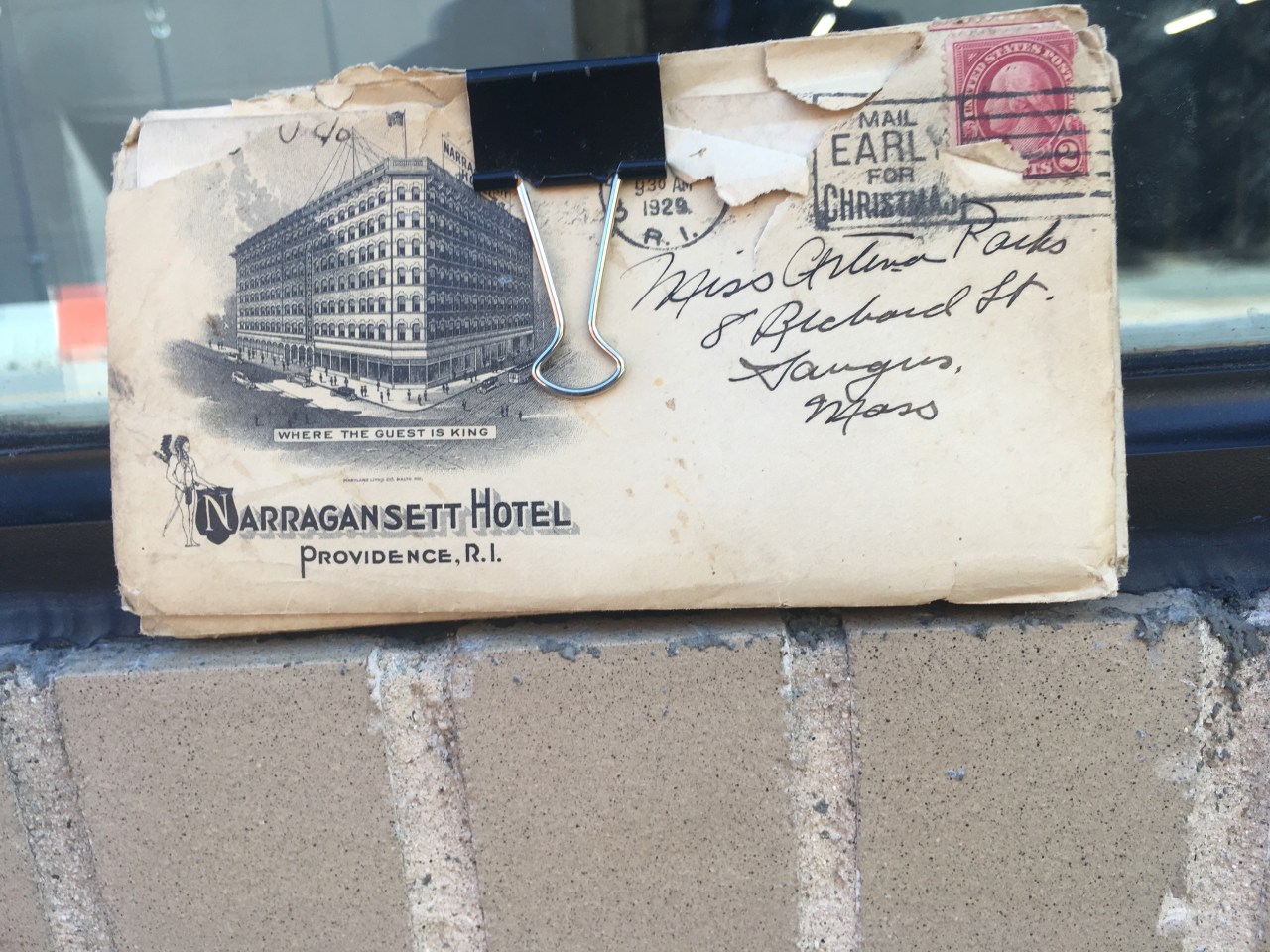 narragansett envelope